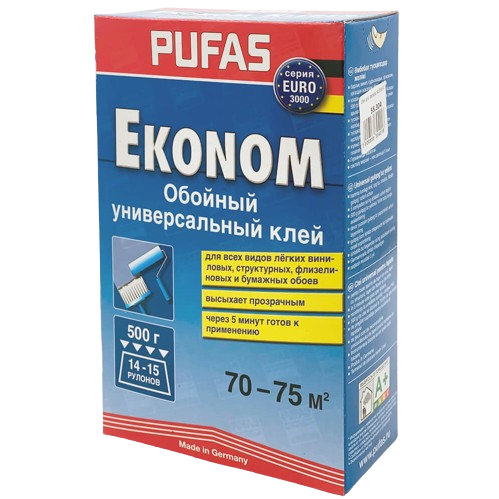 Adeziv pentru tapet universal PUFAS EKONOM KLEBER 500 g